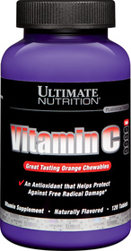 VITAMIN C 120таб Ultimate Nutrition (США)