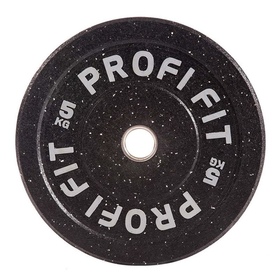 Диск для штанги HI-TEMP с цветными вкраплениями, PROFI-FIT D-51, 5 кг