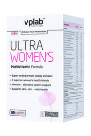 Ultra Women's Multivitamin Formula 90капс VP Lab (Великобритания)
