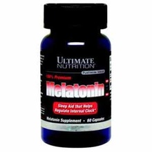 Melatonin 3 mg  60таб Ultimate Nutrition (США)