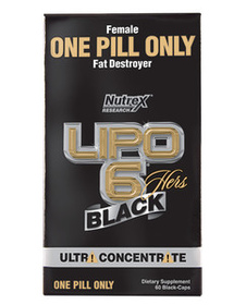 Lipo-6 Black Hers Ultra Concentrate 60капс NUTREX (США)