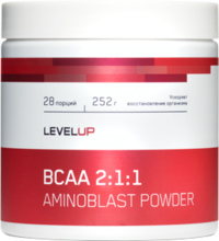 Aminoblast BCAA Powder  252 г LEVEL UP (Россия-США)