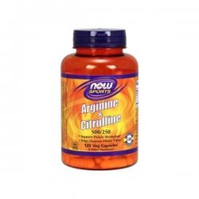 Arginine & Citrulline 120 капсул NOW (США)