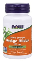 Ginkgo Biloba 120 mg 50капс от NOW