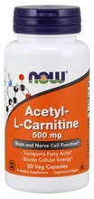 Acetyl L-Carnitine 500 mg 50капс NOW (США)