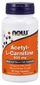 Acetyl L-Carnitine 500 mg 50капс NOW (США)
