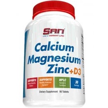 Calcium Magnesium Zinc + Vit D3 90таб от SAN