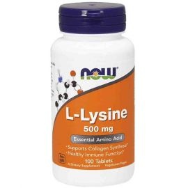 L-Lysine  500 mg 100Tabs от NOW