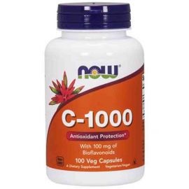 VITAMIN C-1000 WITH BIOFLAVONOIDS 100капс NOW (США)
