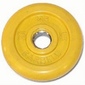 ДИСК "BARBELL" 1.25 КГ ОБРЕЗИН. ЦВЕТНОЙ диам.26мм, 31мм, 51мм