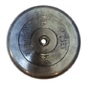 Диск Barbell Atlet, обрезиненный черный d-26mm 30мм  50мм 25кг