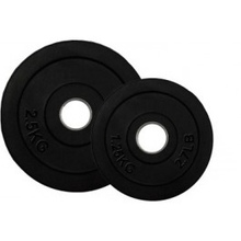 Диск для штанги каучуковый, черный, PROFI-FIT D-51, 10 кг