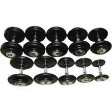 Гантельный ряд ZSO 2,5 кг - 25 кг (10 пар), шаг 2,5 кг, BASIC